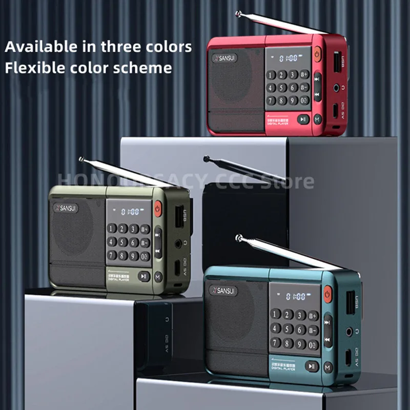 Sansui F33 Retro Radio Wireless Bluetooth Speaker Portable Stereo