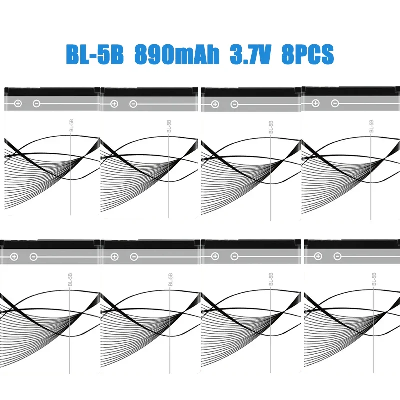 BL-5B 890mAh 8 pezzi