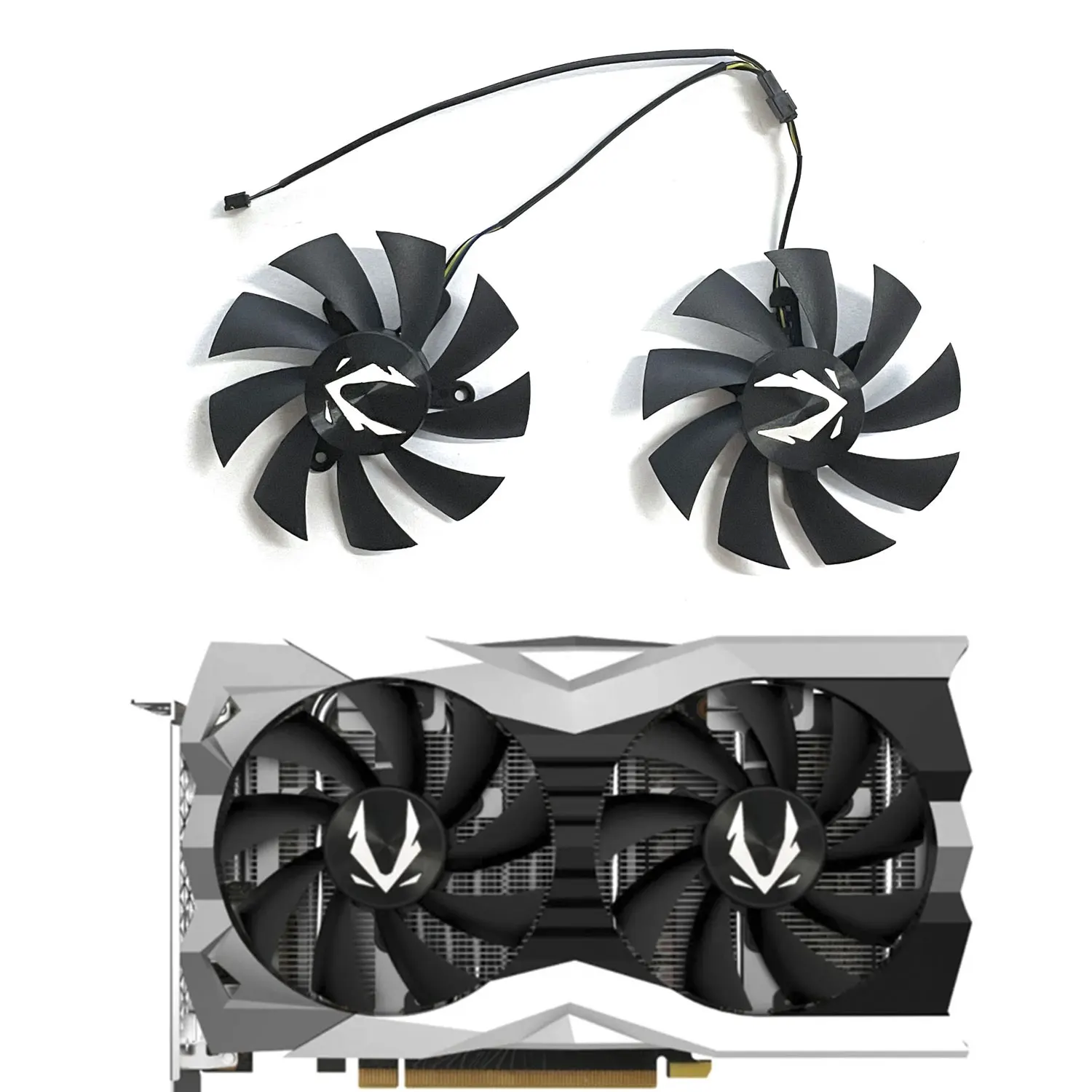 Nuova Ventola Gpu 87Mm 4Pin Ga92A2H Gtx 1660, Per Ventola Di Raffreddamento Della Scheda Grafica Zotac Geforce Rtx 2060 2070 Super Mini Gtx Gtx 1660 1