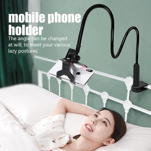 Soporte Universal Flexible para teléfono móvil, Clip ajustable para  teléfono móvil, cama para el hogar, montaje