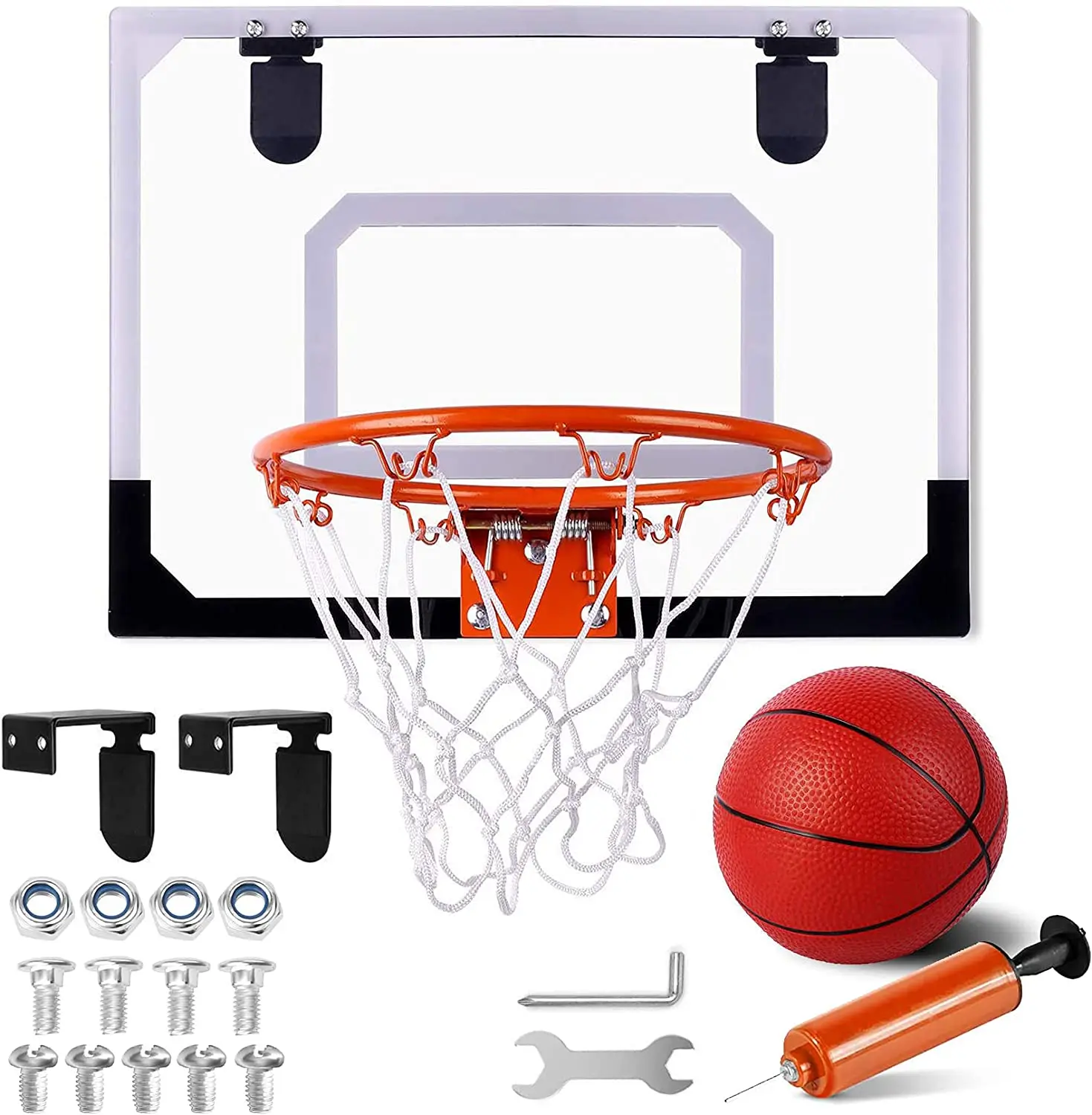 VGEBY Panneau de basket-ball Mini système de basket-ball d'intérieur