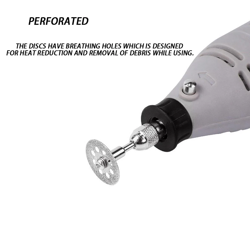 TAGLIO DI PRECISIONE Con 36pz Disco Seghetto Rotante Ideale Per Metallo - Foto 7