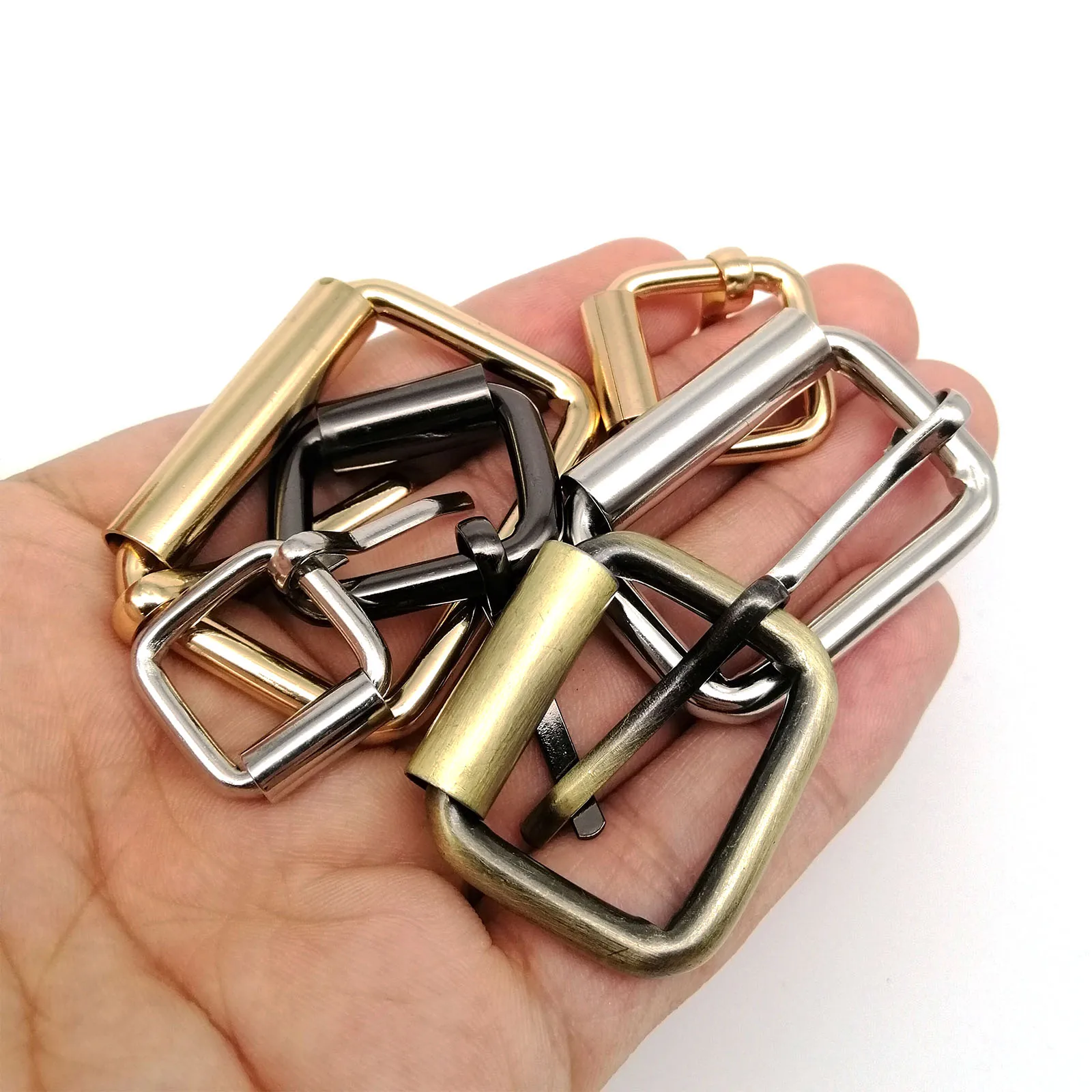 5pcs Premium Thickened Leather Strap & Belt Roller Pin Buckles