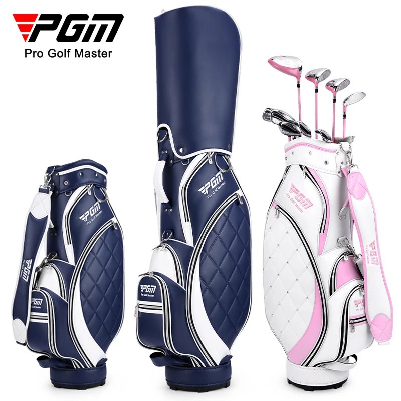 

PGM Golf bag Women's lightweight standard bag TPU microfiber leather waterproof club bag