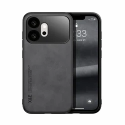 Luxurious Magnetic Leather Phone Case - Slim, Protective, and Car Mount Friendly for Honor 600 Pro (Black)
