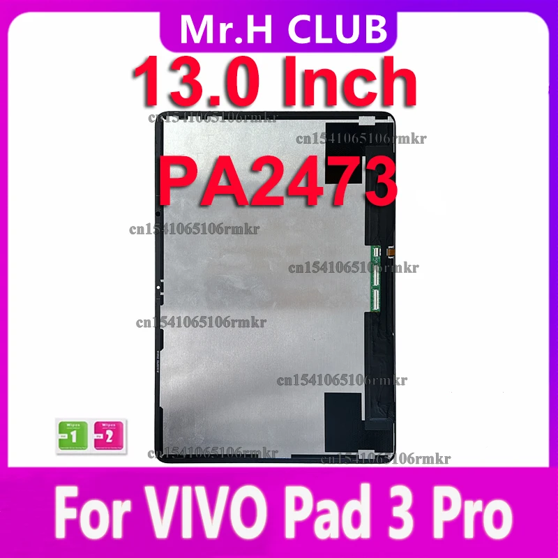 Tablet LCD Display Replacement For VIVO Pad3 Pro PA2473 PA 2473 Touch Screen Glass Digitizer Panel Repair For VIVO Pad 3 Pro