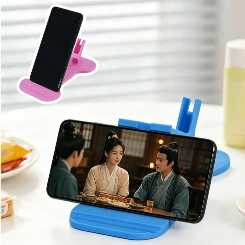 Supporto per telefono a mani libere per posizione laterale, design curvo antiscivolo, supporto per telefono portatile e robusto per stare sdraiati - Image 3