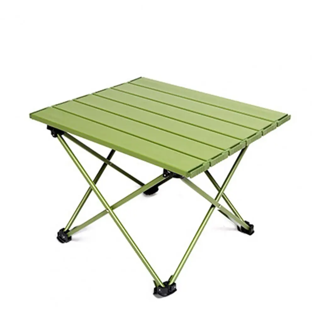 

41cm Folding Table Metal Folding Camping Table Picnic Desk Outdoor Portable Camping Table Hiking Foldable Table with Carry Bag
