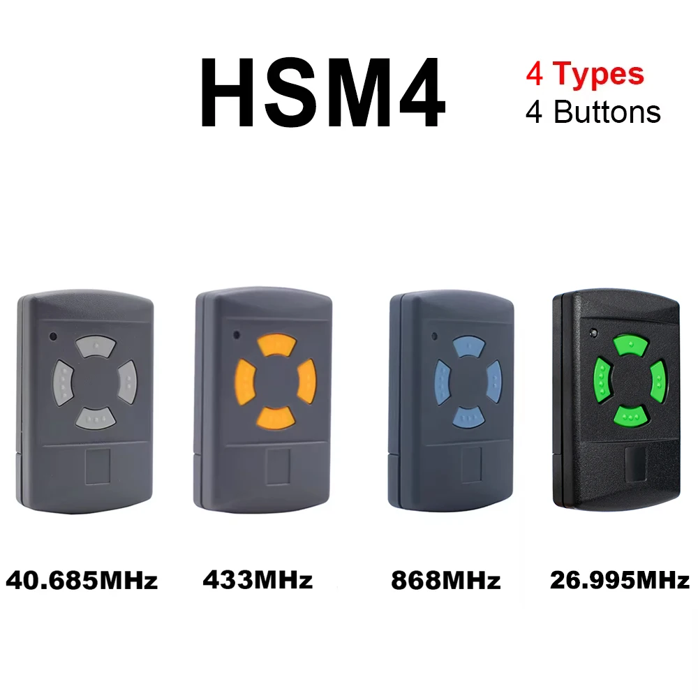 Advanced Multi-Frequency Handheld Garage Door Opener Transmitter