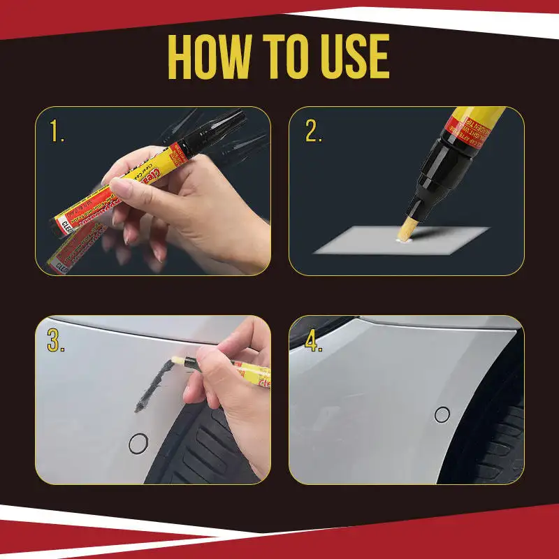 Car Scratch Repair Pen Auto Touch Up Paint Pen Fill Remover Car Styling Scratch Fix Care Vehicle Tyre Paint Marker Clear Kit