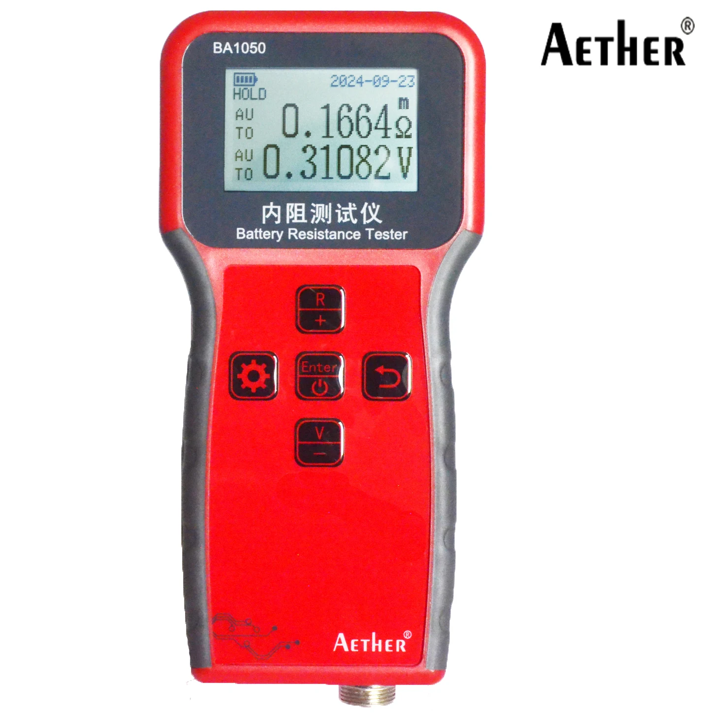 Battery Internal Resistance Tester resistance tester 0.2 BA1050 Vector High precision 100V Battery Internal OHM Meter Lithium Iron Phosphate18650