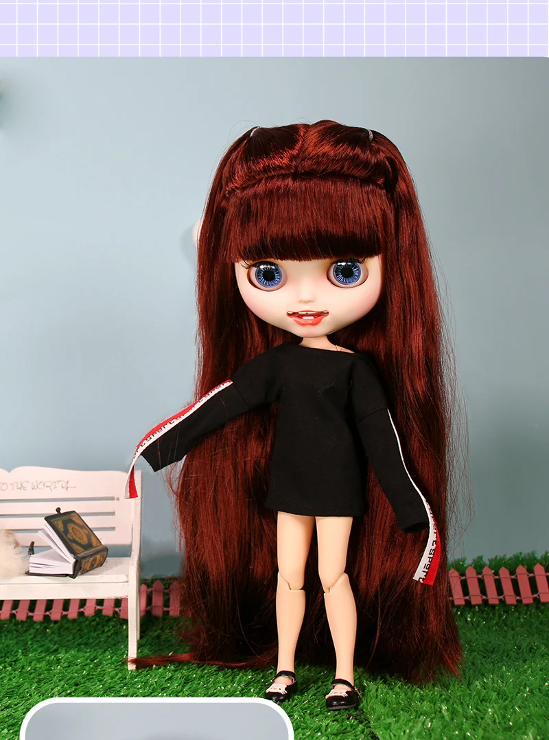 ICY DBS Blyth doll jointed body 30CM BJD nude doll and nude doll clothes shoes handmade set fashion doll girl gift