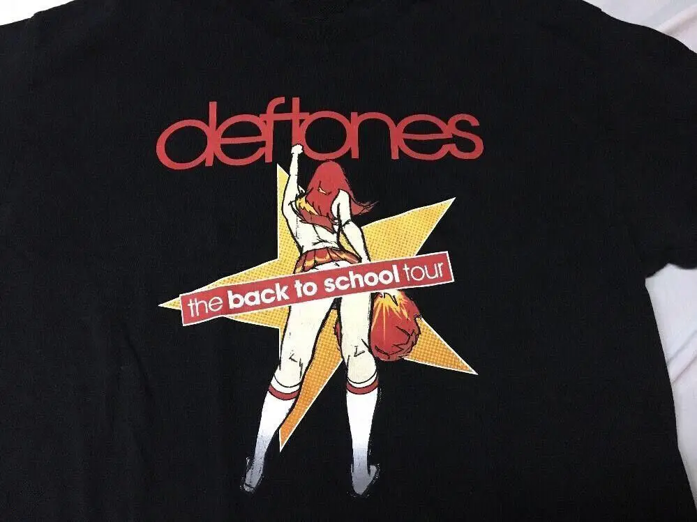 

Рубашка DEFTONES BACK TO SCHOOL TOUR Deftones, черная унисекс, модель LI468