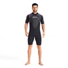 Diving Suit 3MM Neoprene Men's Short Sleeve  Scuba Wetsuit Surfing Snorkeling  Sun Protection Warm Cold-proof Diving Suit 4