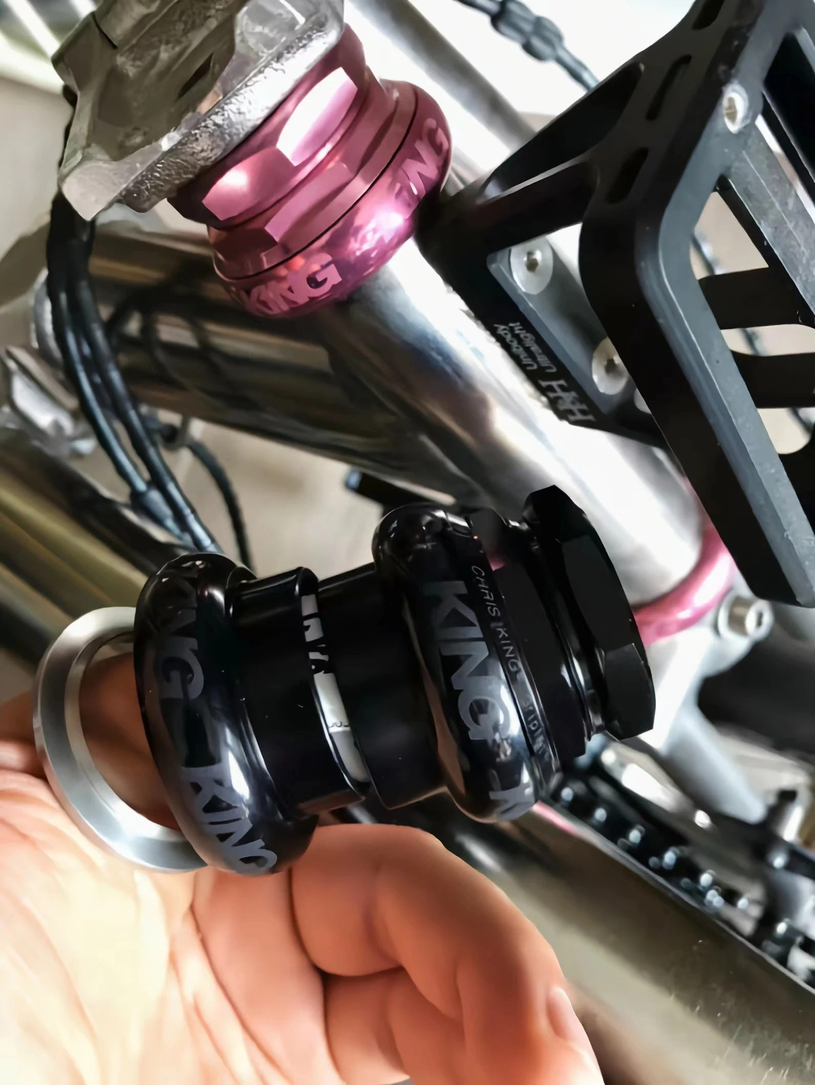 Chris King gripnut ec34mm 1-1/8 headset for Brompton