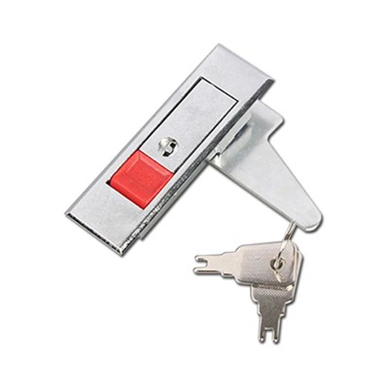 1 Set Pop-up Button Lock With Key Plane Lock MS603 Distribution Box Door  Lock Cabinet Door Lock Furniture Kitchen Cupboard Lock - AliExpress