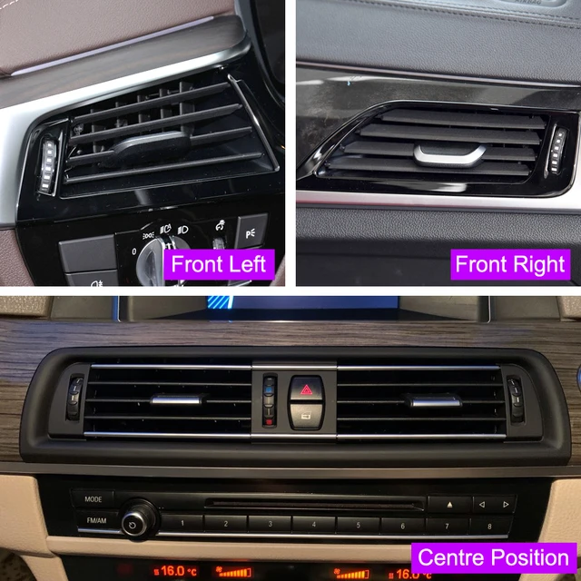 Rhd Auto hinten ac Frische Klimaanlage Lüftungsgitter Abdeckung Auslass  Panel Ersatz Kompatibel mit Bmw 5 F10 F11 F18 2010-2016
