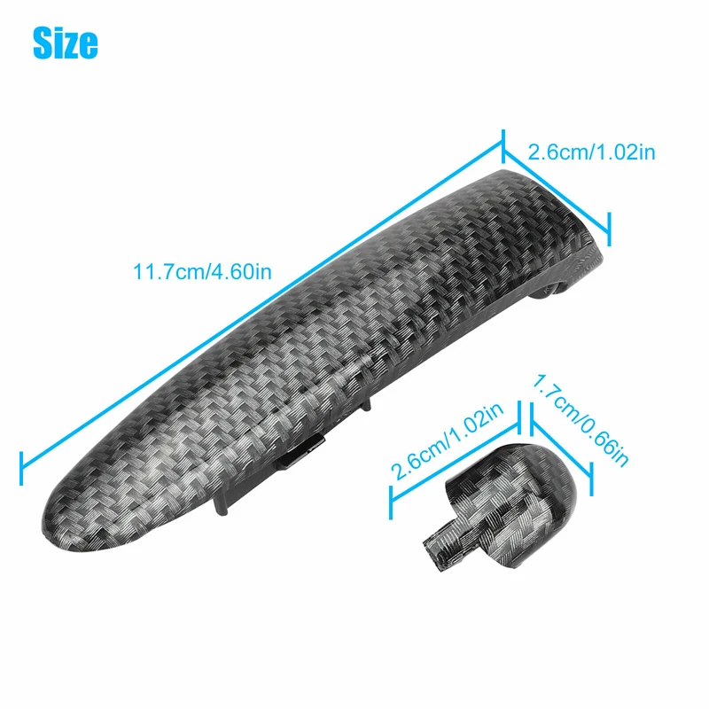 Car Hand Brake Cover Handle Protector Sleeve Housing Fit For 2006~2011 Honda Civic Car Accessories Carbon Fiber Look