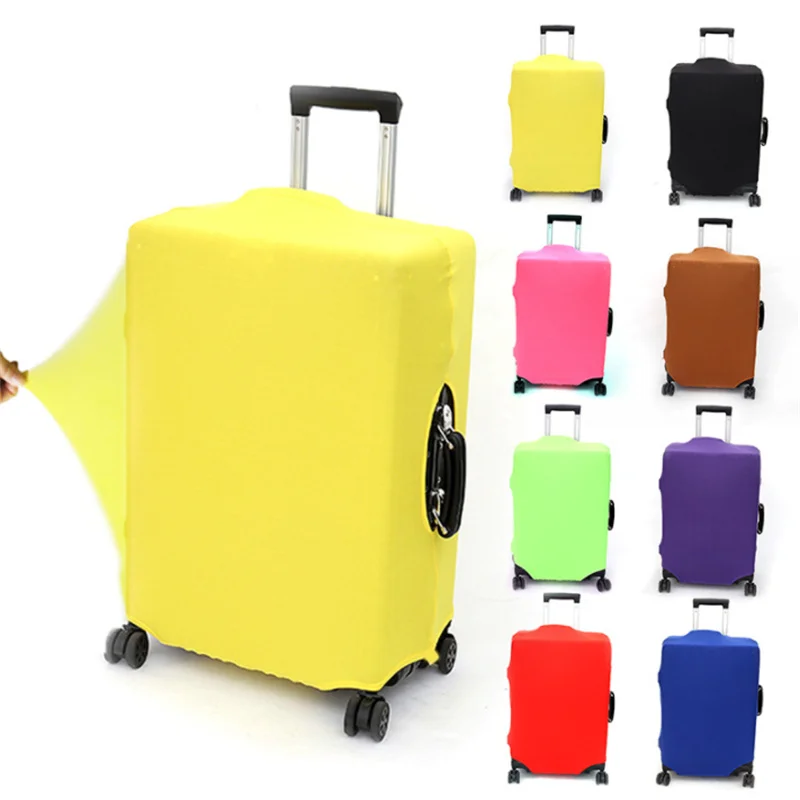 Thicker Travel Luggage Protective Cover Suitcase Case Cover Travel Accessories Elastic Luggage Cover Apply to 18-28inch Suitcase