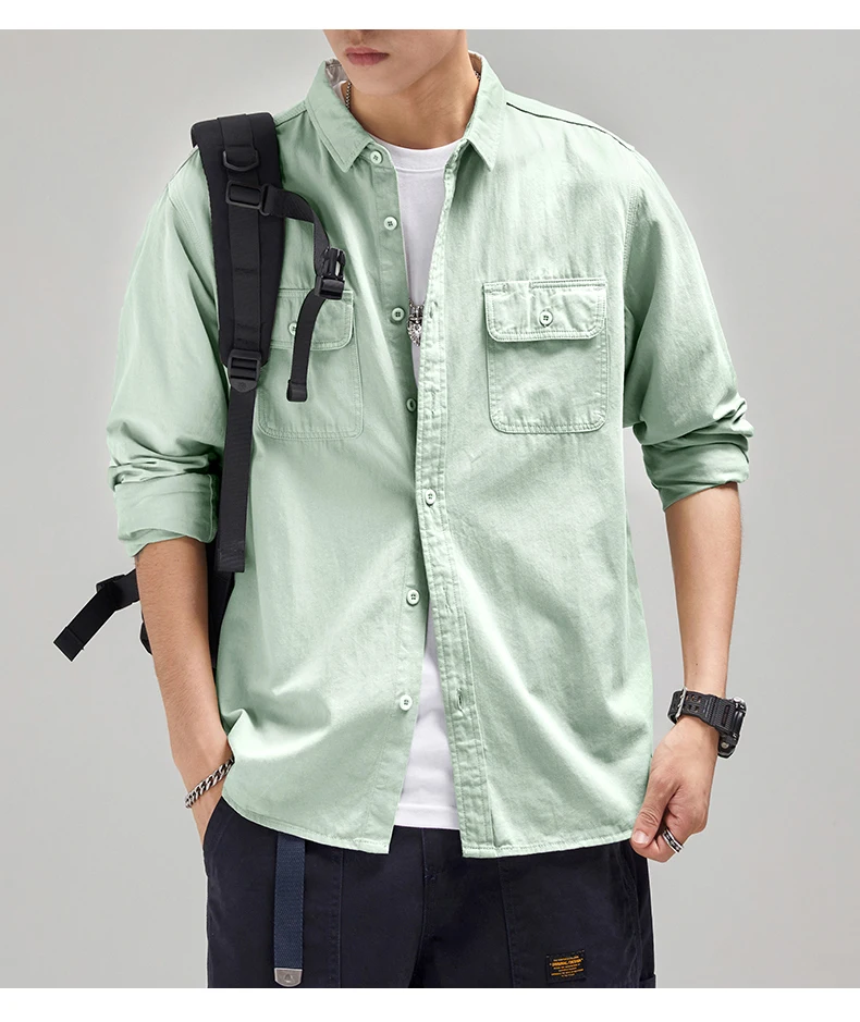 HUSSEIN CHARAYAN MUSTAFA SHIRTS 44 超希少 HUSSEIN CHARAYAN MUSTAFA SHIRTS 44 超希少 Khaki Men's Khaki