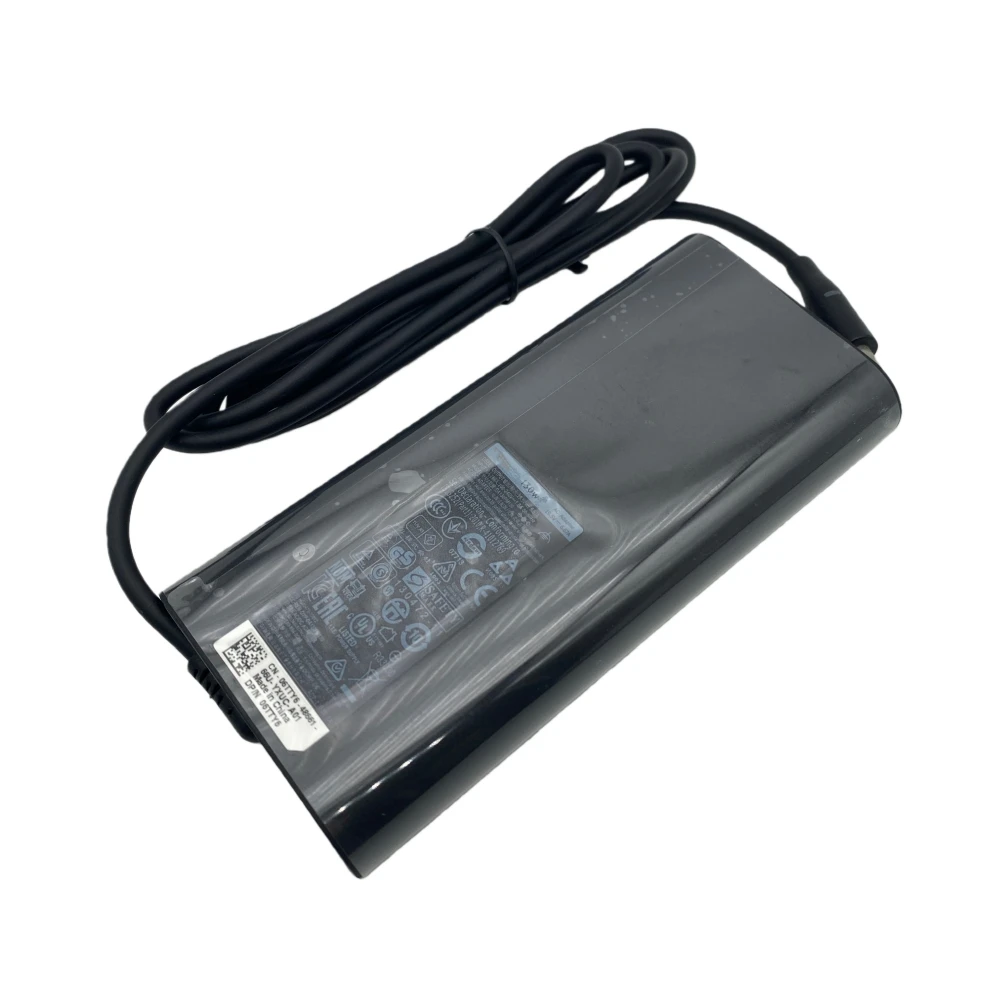 Dell XPS 15 9560 9570 7590 9550 Precision 5530 5520 HA130PM130 전원 공급 장치용 오리지널 19.5V 6.67A 130W 4.5mm 노트북 충전기