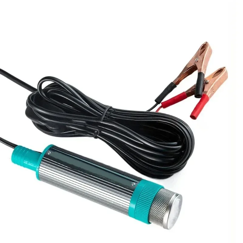 Water Transfer Pump Portable mini Diesel 30L/ min 12V electric car 38mm Camping fishing submersible