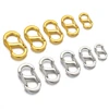 5Pcs Stainless Steel Chic Letter S Buckle 18k Gold Spring Lobster Clasps Necklace Hooks Bracelets Connectors DIY Jewelry Making