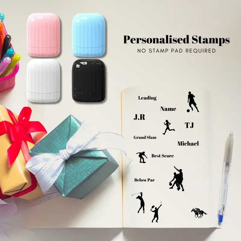 1pc Personalized Signature Stamp, Engraved Handwriting Seal, ABS Material, Ideal for Work and Personal Use