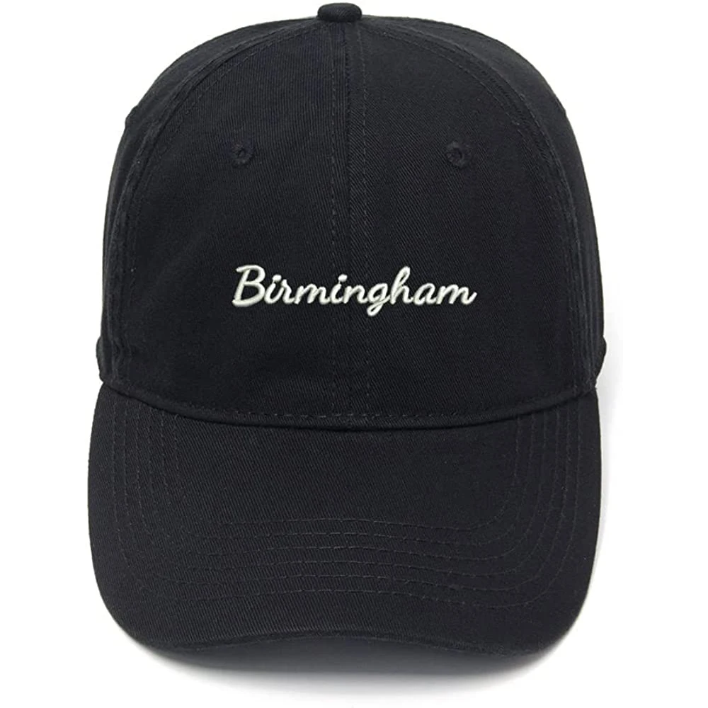 

Lyprerazy Men's Baseball Cap Birmingham City Embroidery Hat Cotton Embroidered Casual Baseball Caps