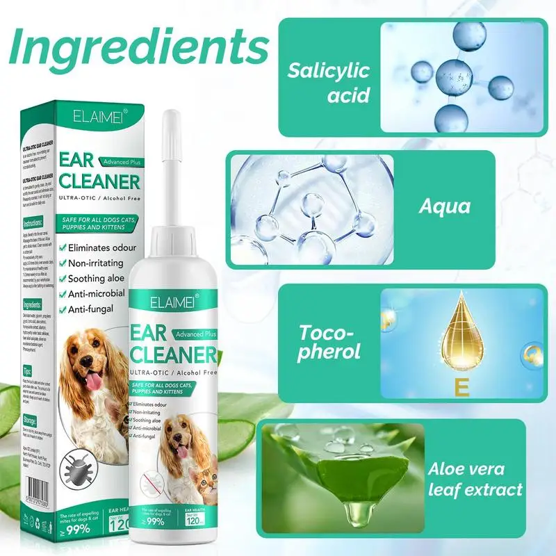 Ear Cleanser For Dogs/Cats 4