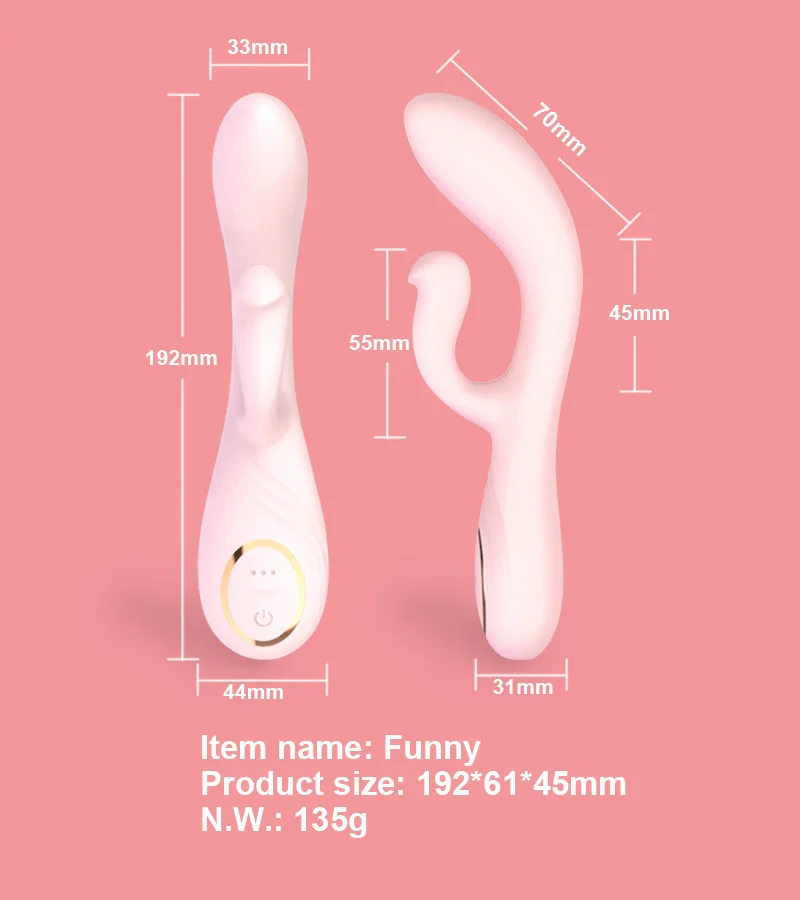 Klitorisvibrator bröstvårtestimulator och analmasturbator_voghion.com