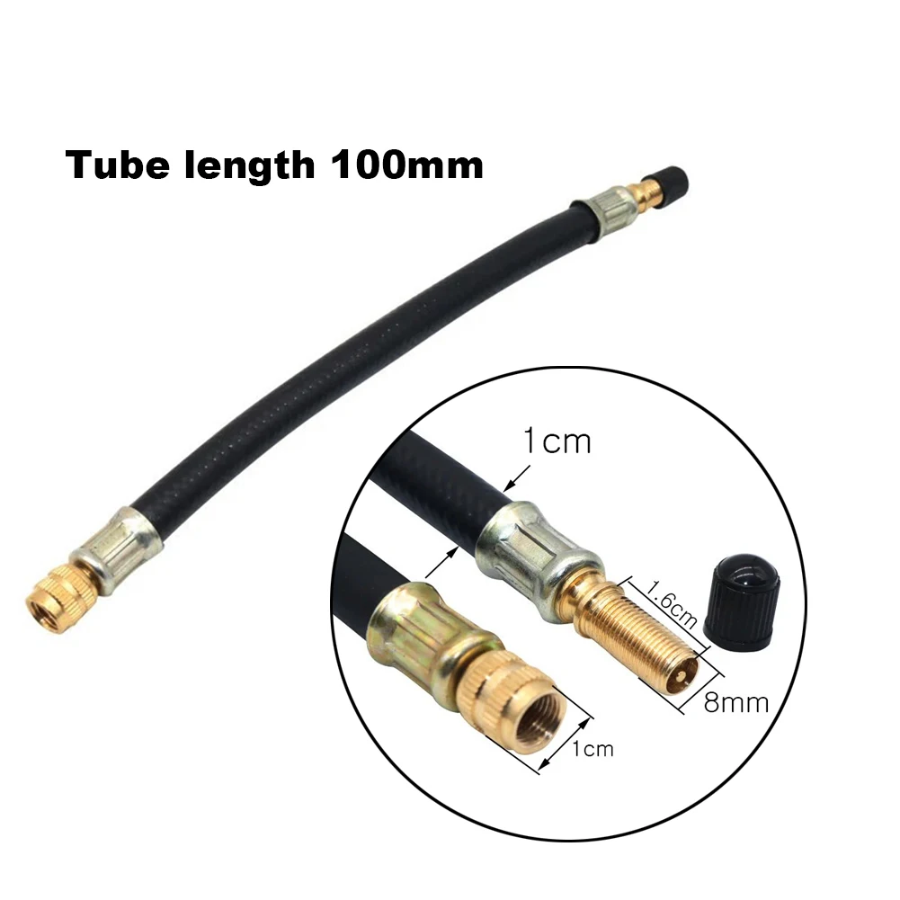 Air Pump Inflator Extension Hose, Bike Pump Tire Inflator Hose Adapter