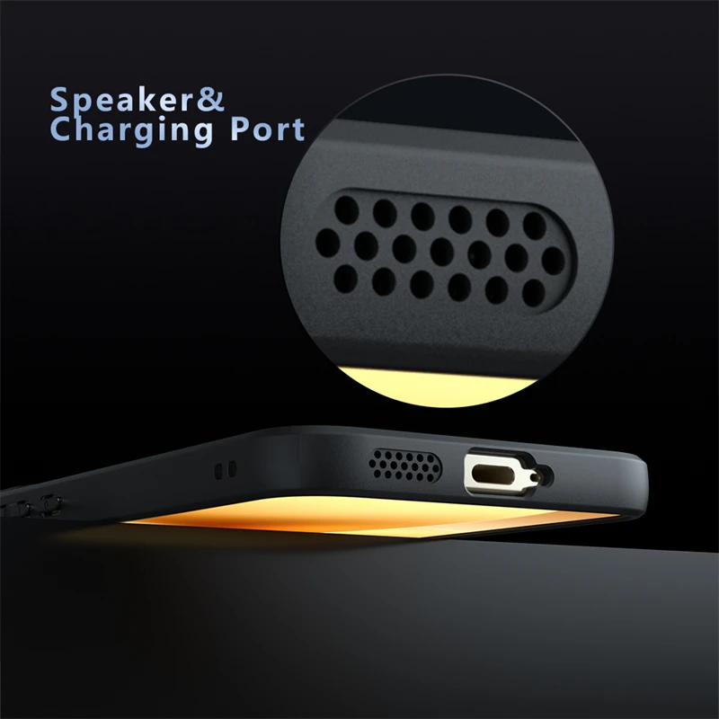 Translucent Shockproof Matte Back Phone Case - Anti-Knock Design