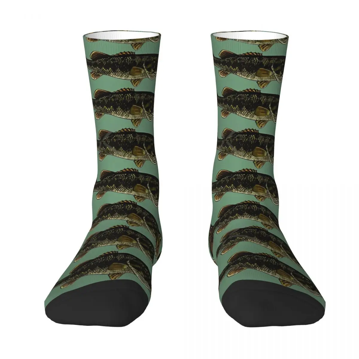 

Bass Fish Sock Socks Men Women Polyester Stockings Customizable Design