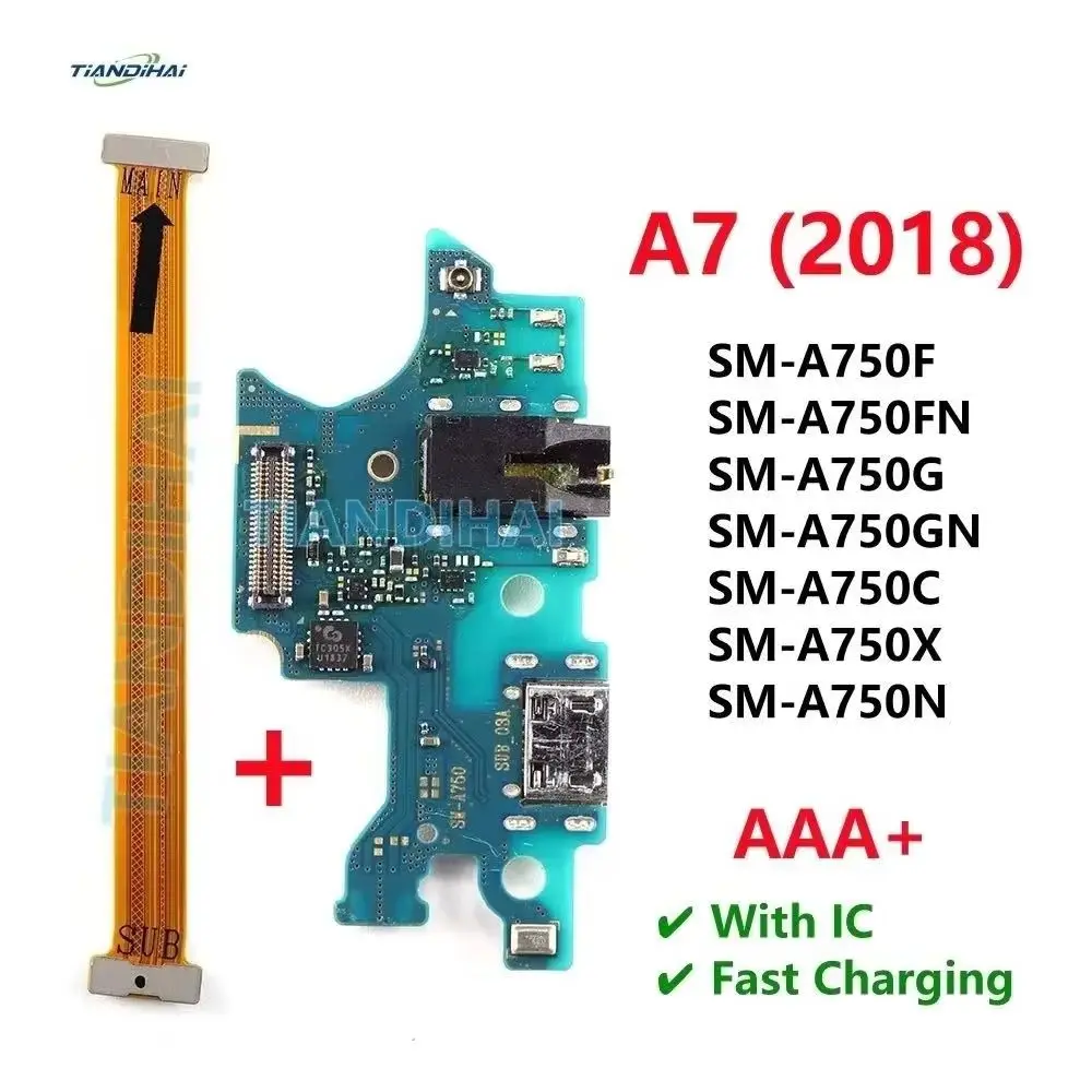 Sm A750f A750 Charging Port With IC For Samsung Galaxy A7 2018