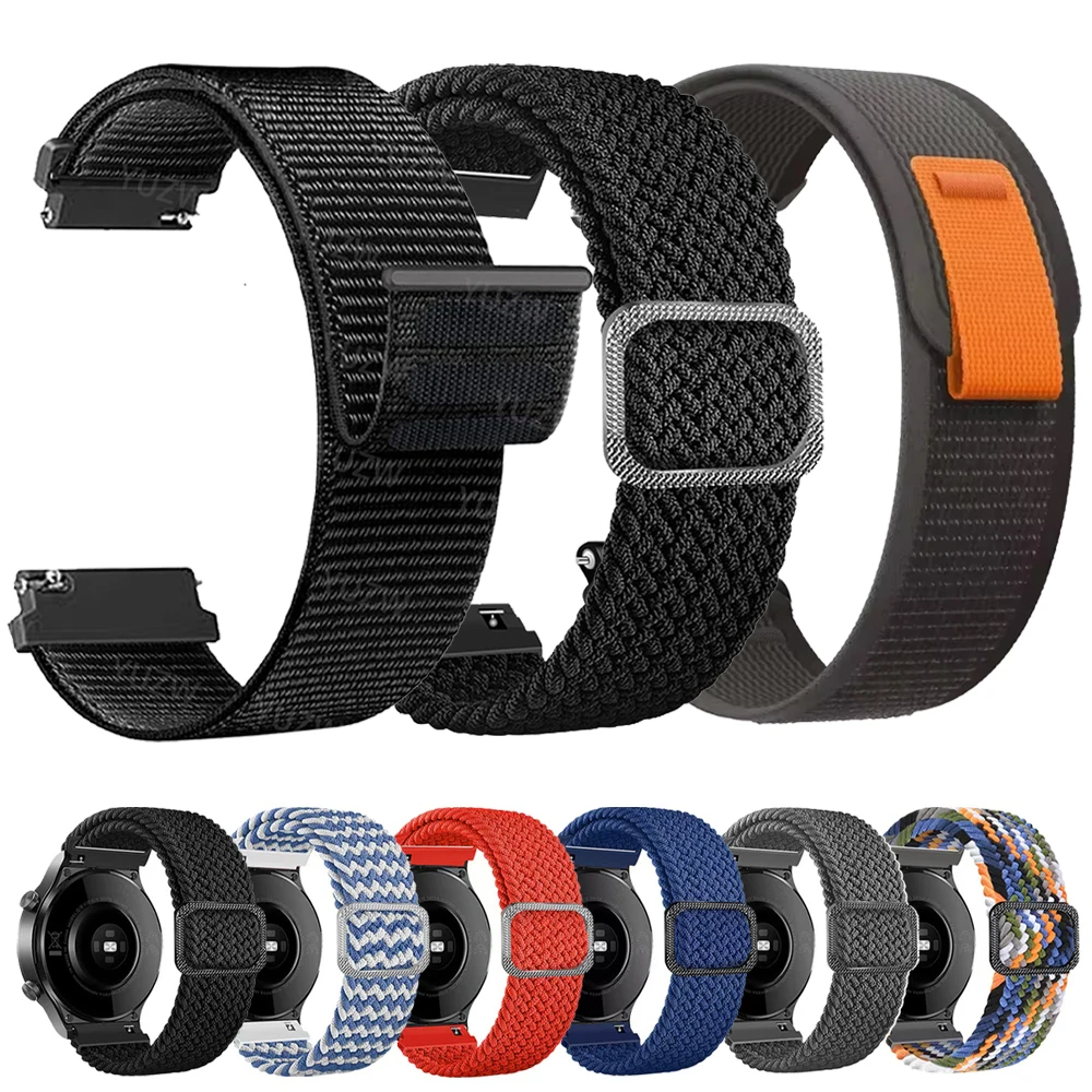 Sports Nylon Watchband Strap, 20mm/22mm Adjustable