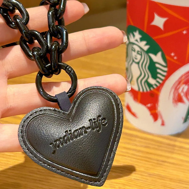 ダークチェーンリング愛革 Yxdian-life キーホルダーペンダント