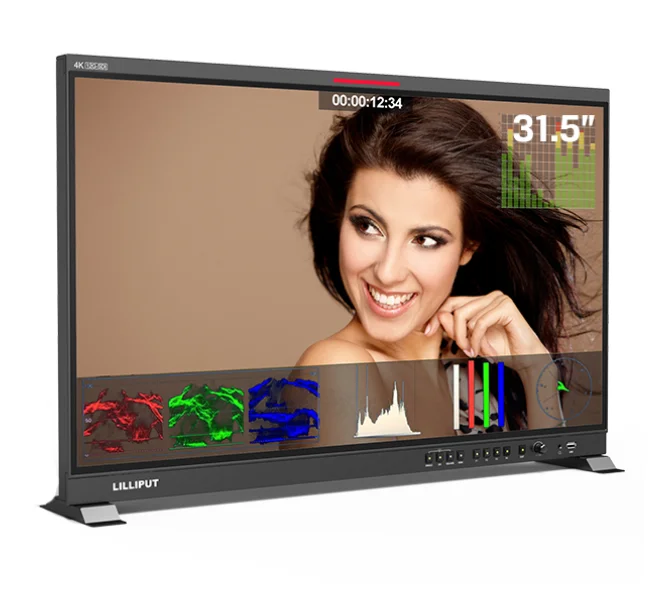 LILLIPUT Q31 31Inch 350nits 10bit 3840 X 2160 Professional Broadcast Production Studio Monitor 12G-SDI and 12G-SFP