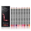 12 Pcs/Set Waterproof Lip Liner Pencil Nude Matte Lipliner Moisturizing Long Lasting Lipstick Liner Professional Makeup Pens 3