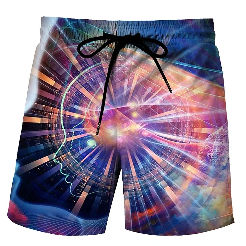 Hawaii 3D Print Holiday Beach Briefs Men's Designer Board Man Swimsuit Shorts Men Summer Big Size Swimwear Loose Fitness Sports 5