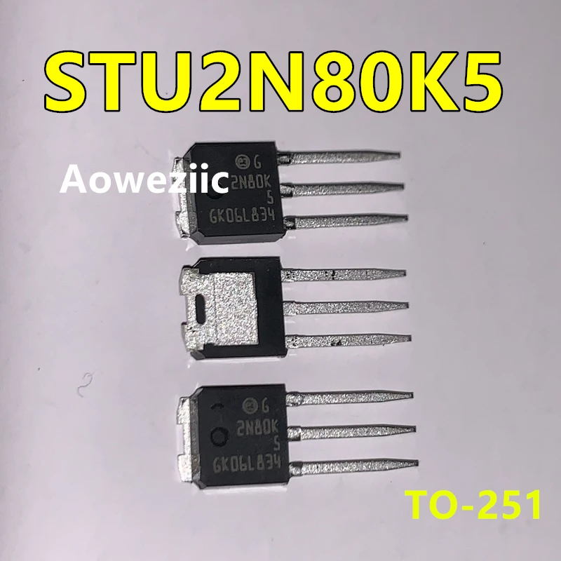 

STU2N80K5 TO-251 SMD N-channel 800V 2A MOS FET совершенно новый и оригинальный