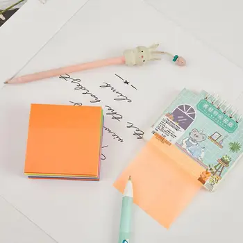 14Pcs Portable Self-Stick Notes  Easy to Apply Paper Index Stickers  Reusable Record Index Stickers 1