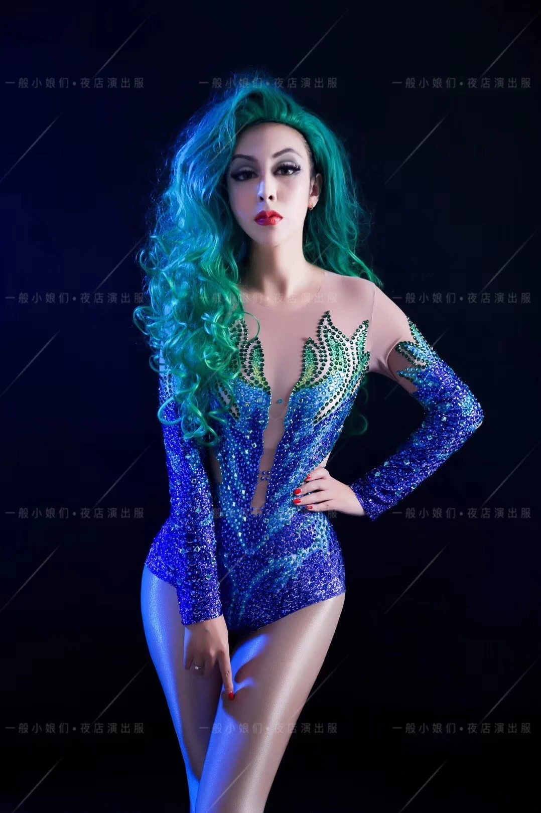 

Oscar 2023 New DS Nightclub Bar Sexy Full Diamond jumpsuit shorts Female Song Dj Dance Team Gogo Performance Dress