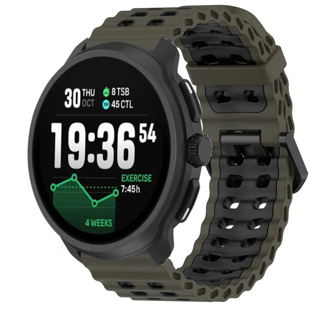 Premium 22mm Ocean Silicone Sport Wristband