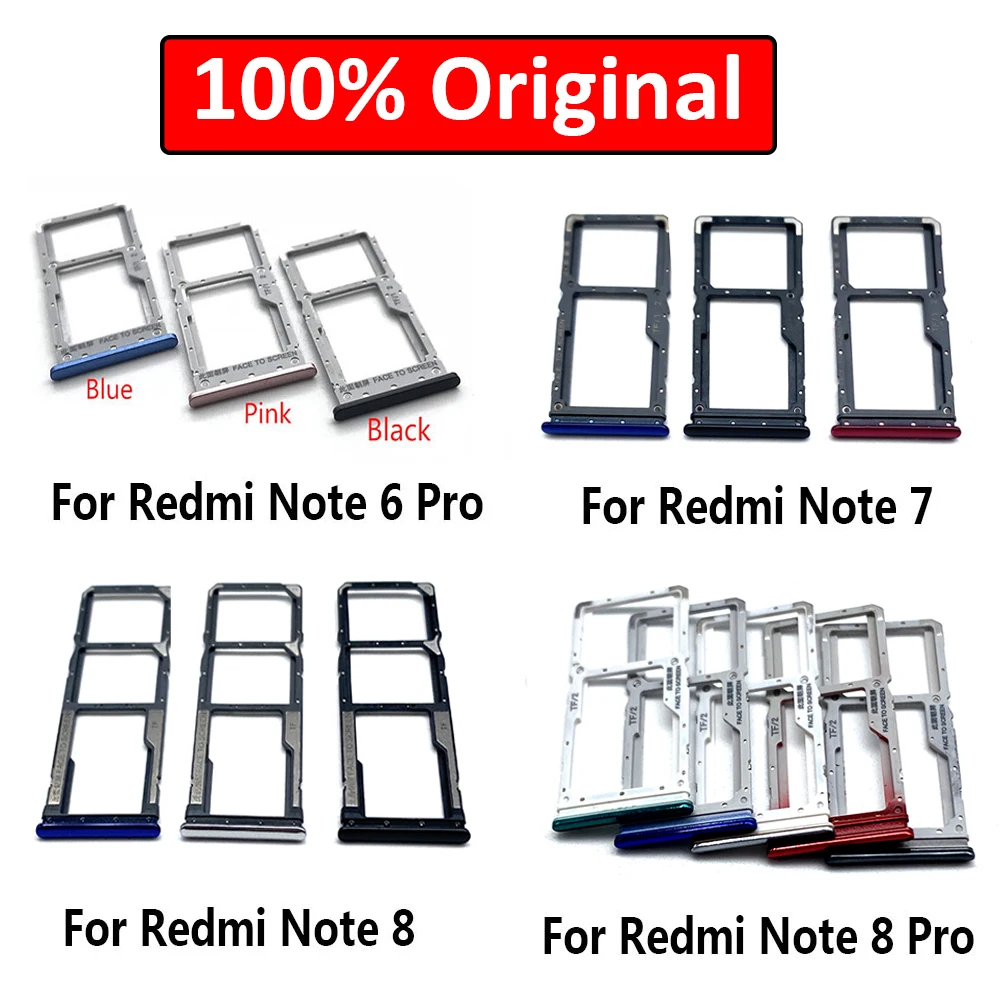 

15 шт., лоток для SIM-карты Xiaomi Redmi Note 5 6 8 7 Pro