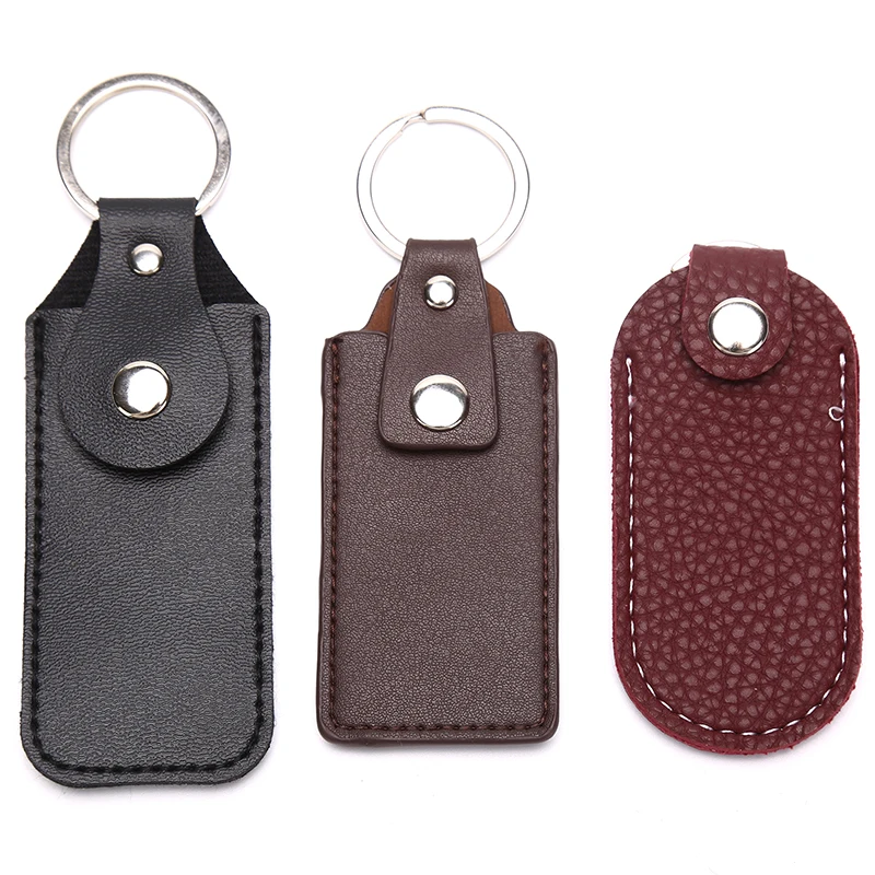 새로운 세일 USB 케이스 보호 가방 휴대용 포켓 가죽 키링 (USB 플래시 드라이브용)