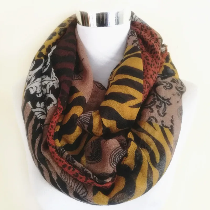 Fashion Design Sexy Leopard Dot Shawl infinity Scarf High Quality Neckerchief Autumn Winter Foulards Muslim Hijab Sjaal 6