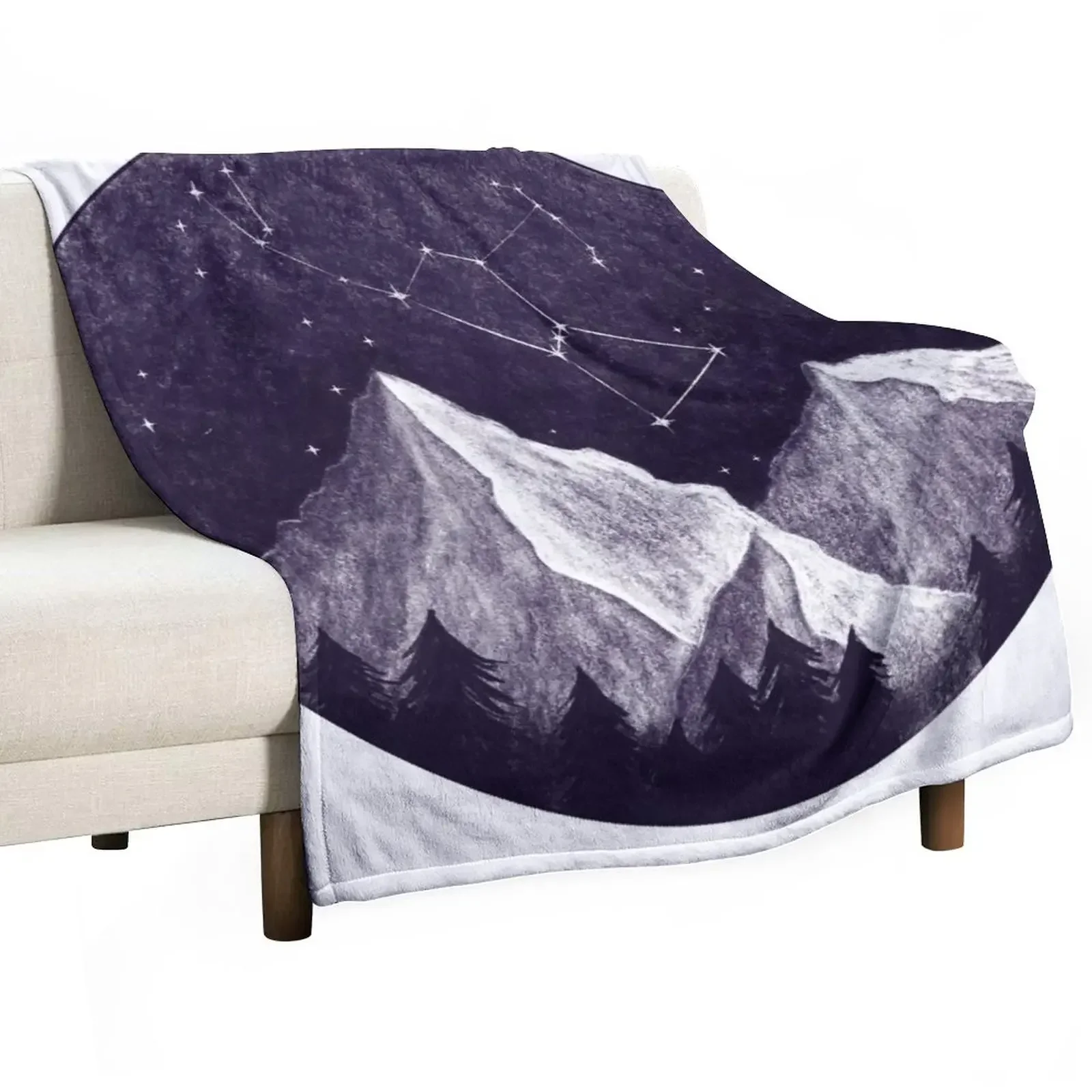 

Orion constellation Throw Blanket Travel Designers Blankets