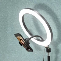 10 Inch LED Ring Light Photographic Selfie Ring Lighting with Phone Holder for Tiktok Youtube Makeup Video Live Studio Ring Lamp