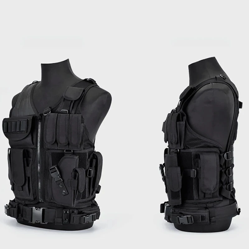 Multi-Pocket Tactical Vest for Outdoor and Airsoft Activities